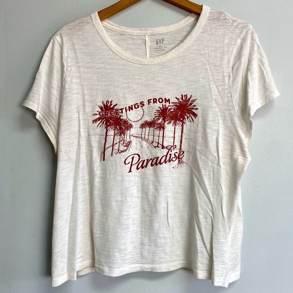 GAP CROPPED TEE - XXL